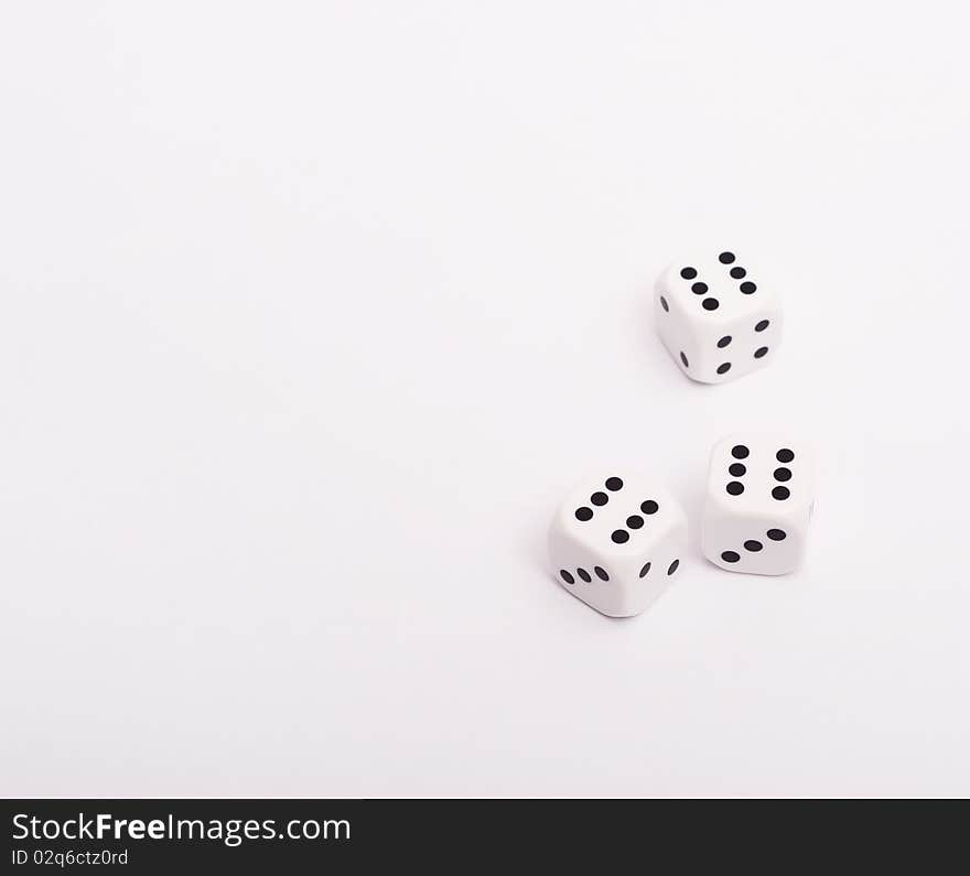 White dice