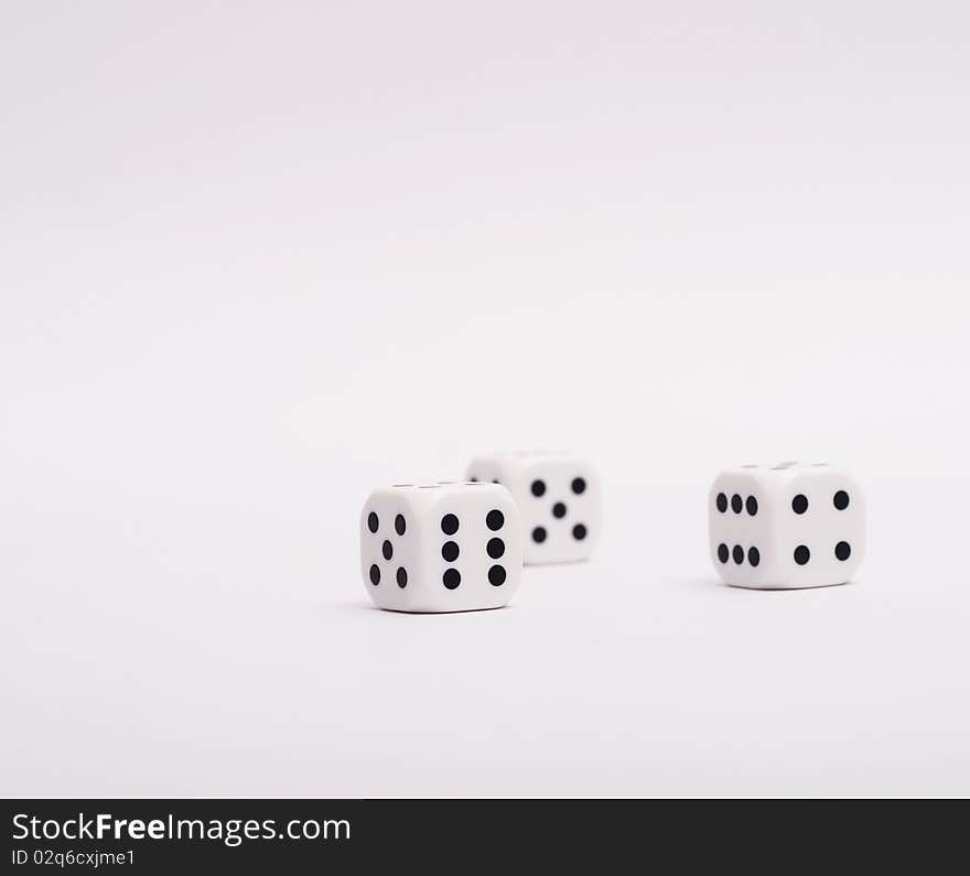 White dice