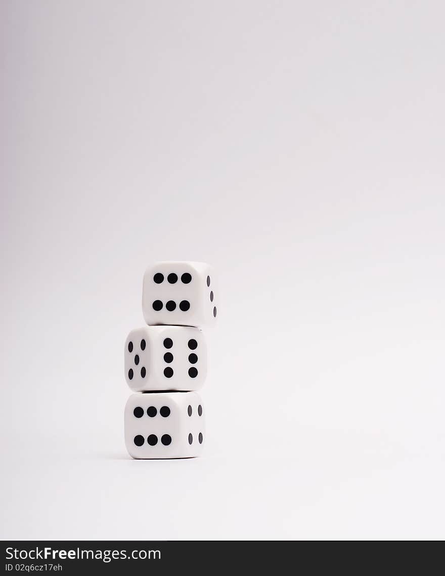 White dice