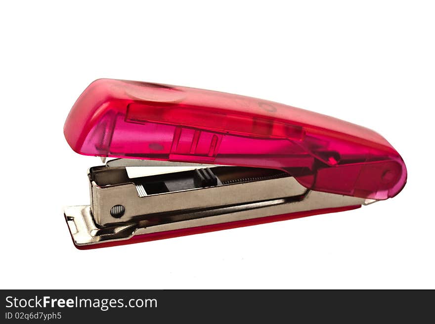 Pink stapler