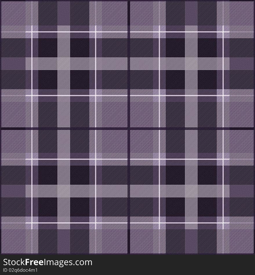 Purple Tone Scottish Pattern