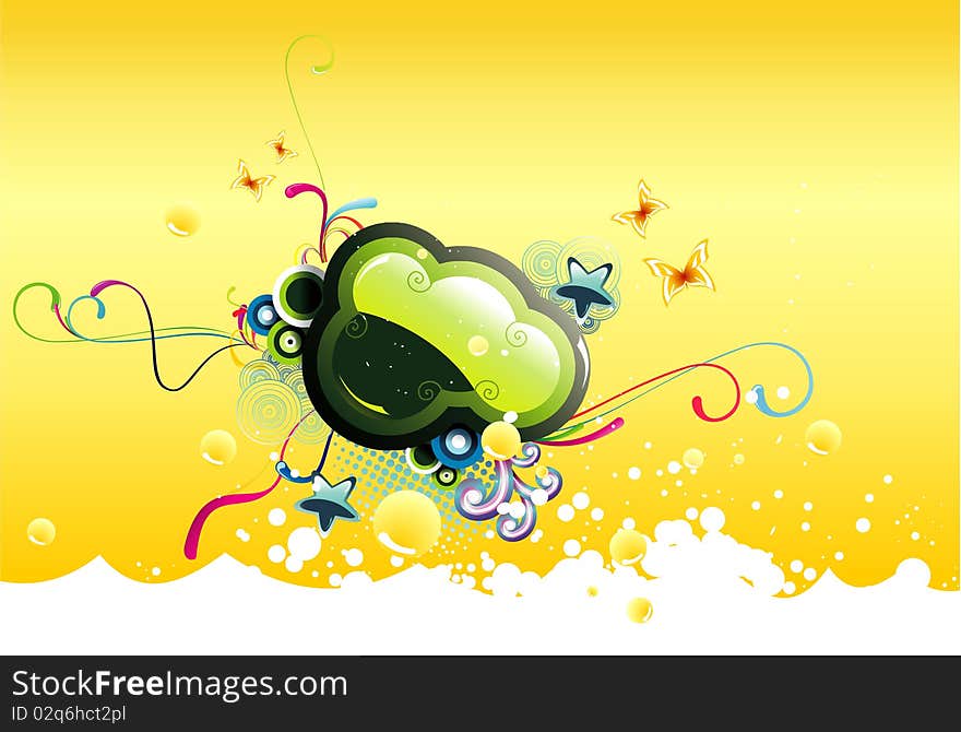 Vector abstract and colors illustration. Vector abstract and colors illustration