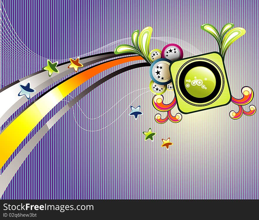 Vector abstract and colors illustration. Vector abstract and colors illustration