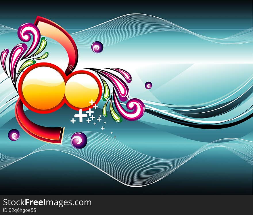 Vector abstract and colors illustration. Vector abstract and colors illustration