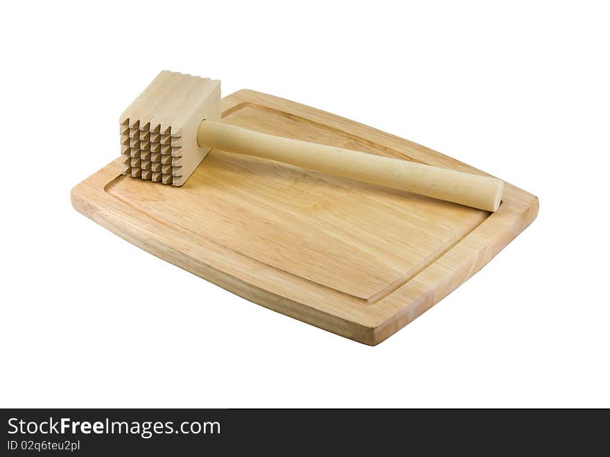 Kitchen Hammer On Chopping Board