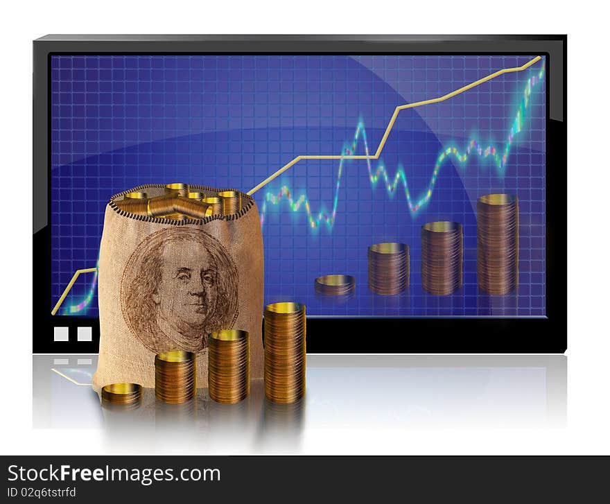 Graphs and charts. The growth rates of business. Increased profits. Graphs and charts. The growth rates of business. Increased profits.