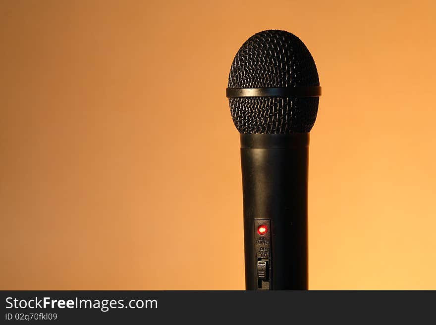 Black Modern Microphone