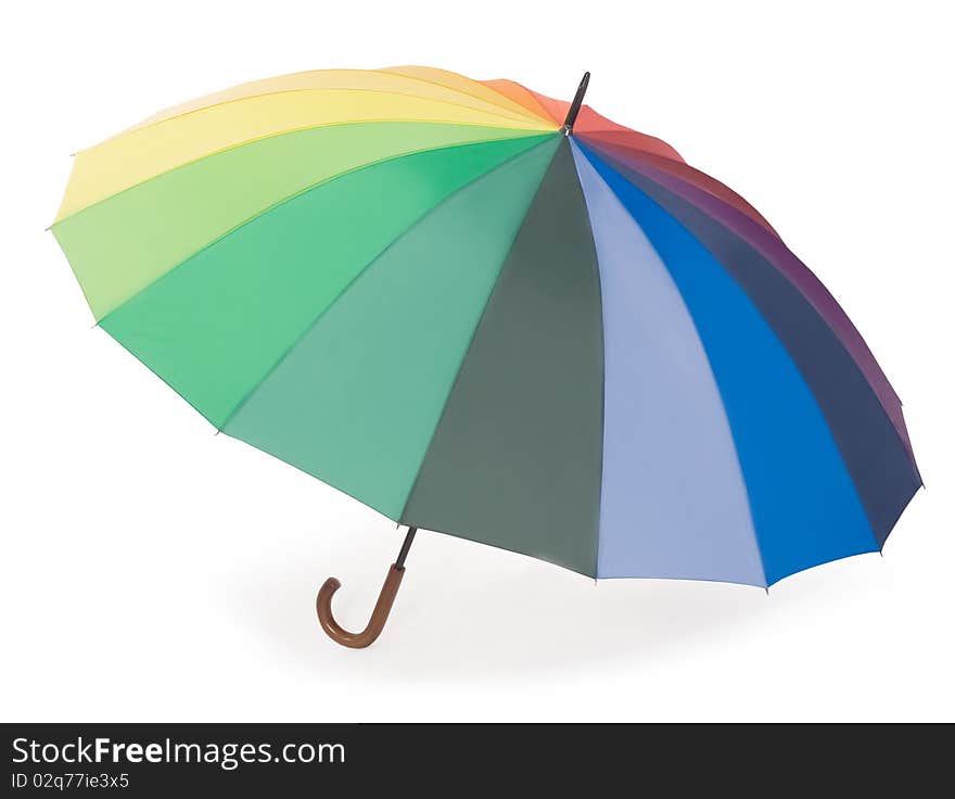 Umbrella isolated on the white background