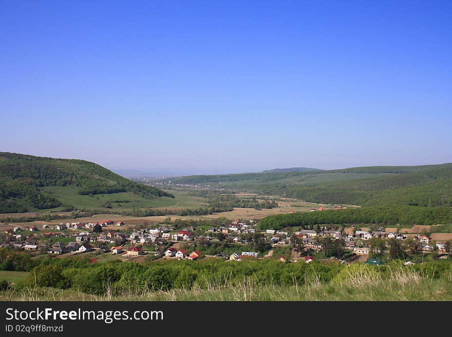 Clear-Sunny Day in Dobric Village