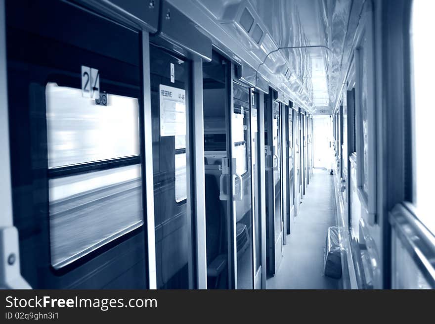 Inside the train conceptual image. Inside the train conceptual image.