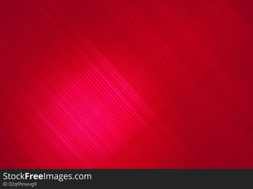 Lighting on red color background