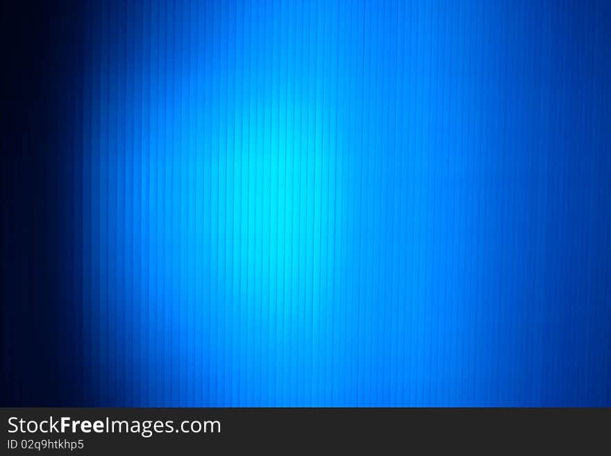 Lighting on the blue background