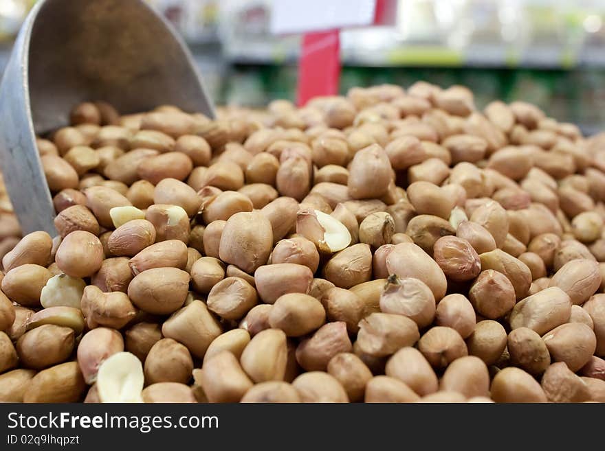 Peanut in market of Thailand. Peanut in market of Thailand