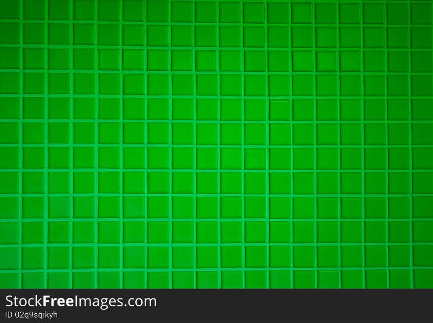 A green bick like agreen wall. A green bick like agreen wall