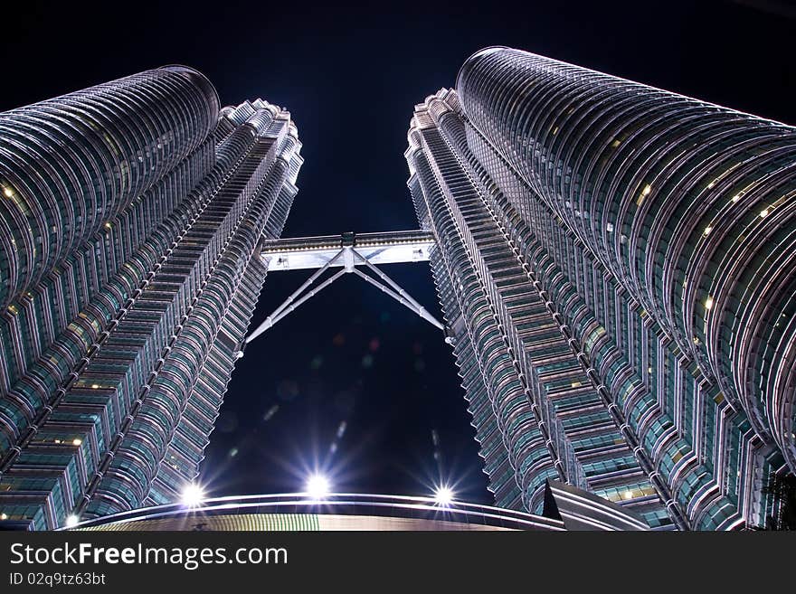 Petronas tower is one landmark of malaysia.