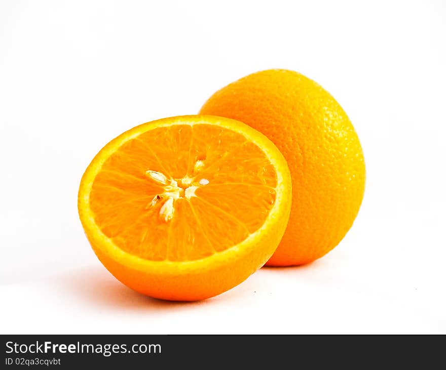 Orange isolated on a white background