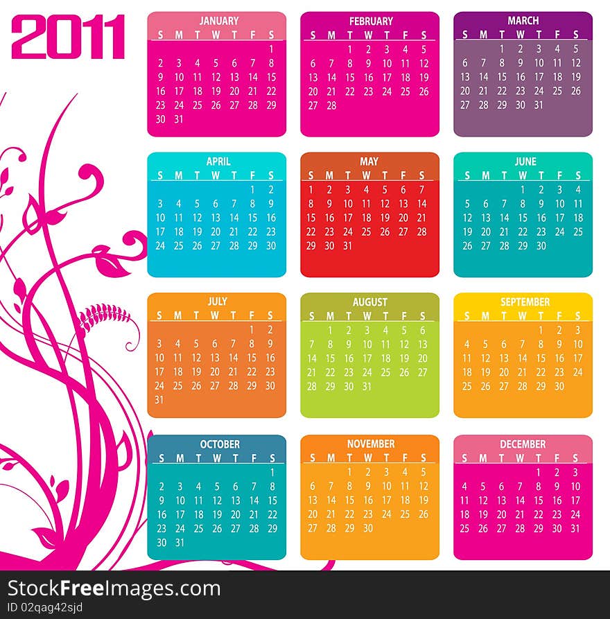 Calendar for 2011