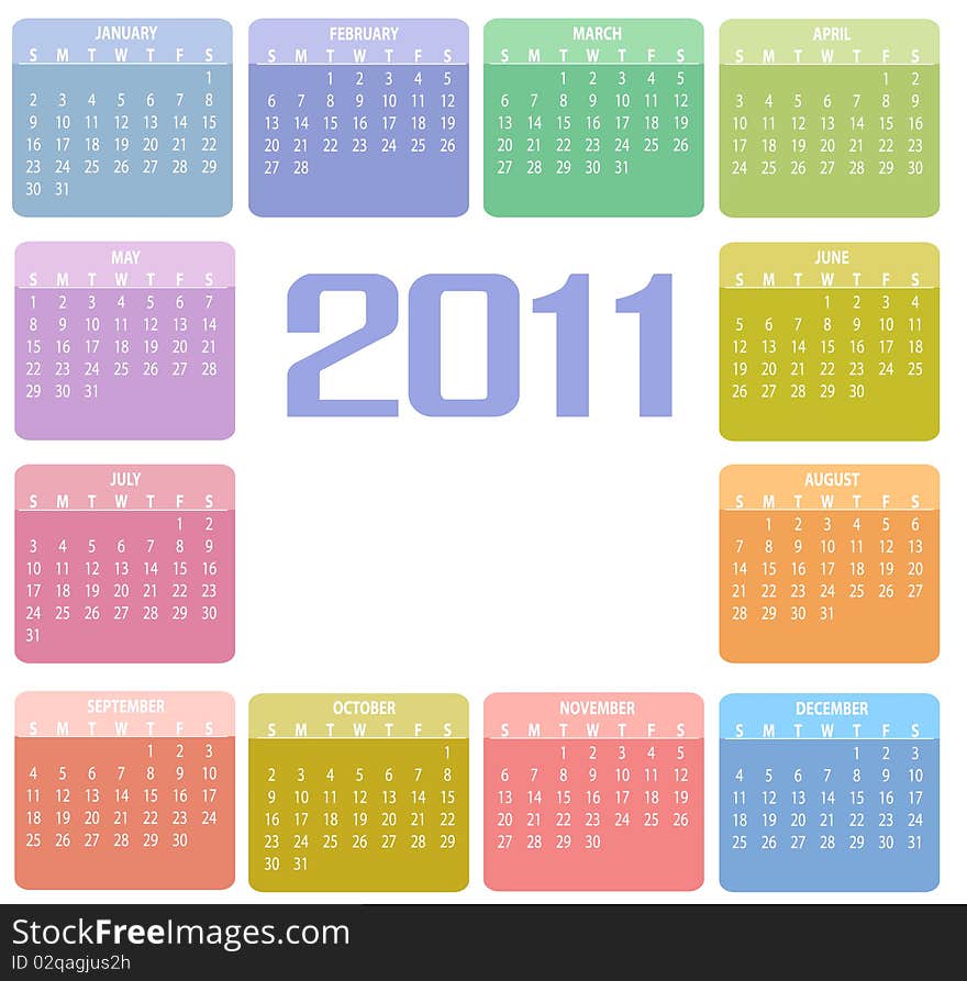 Calendar For 2011