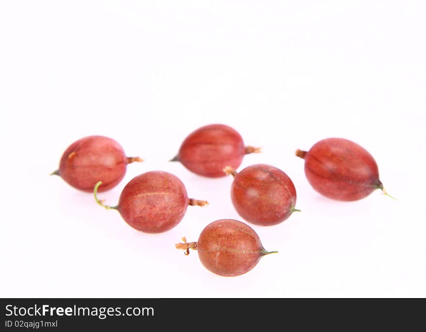 Red gooseberries