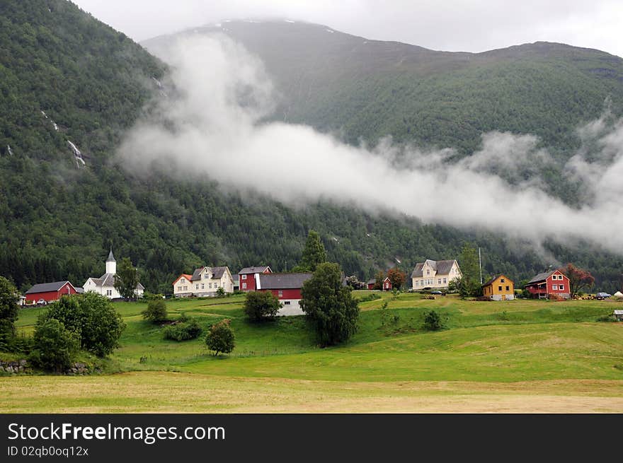 Village of Loen on Nordfjord