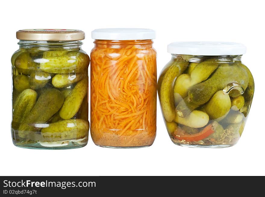 Pickled Cucumbers And Carrots