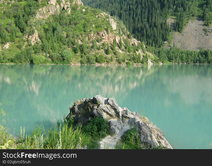 Photo of Issyk lake (Kazakhstan)