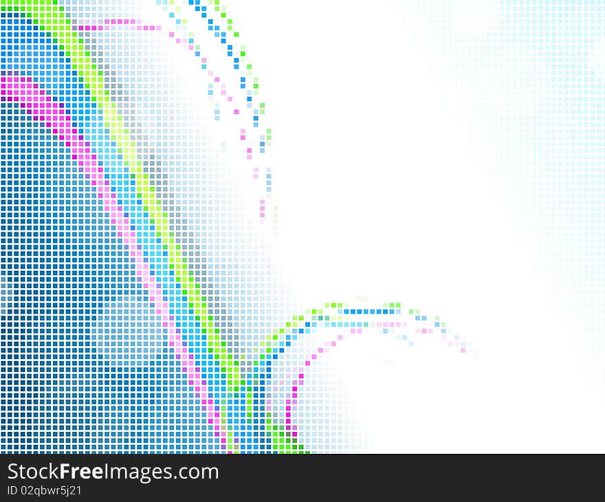 Colorful mosaic background. Vector illustration.