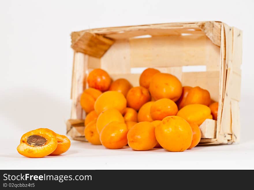 Basket with Apricots