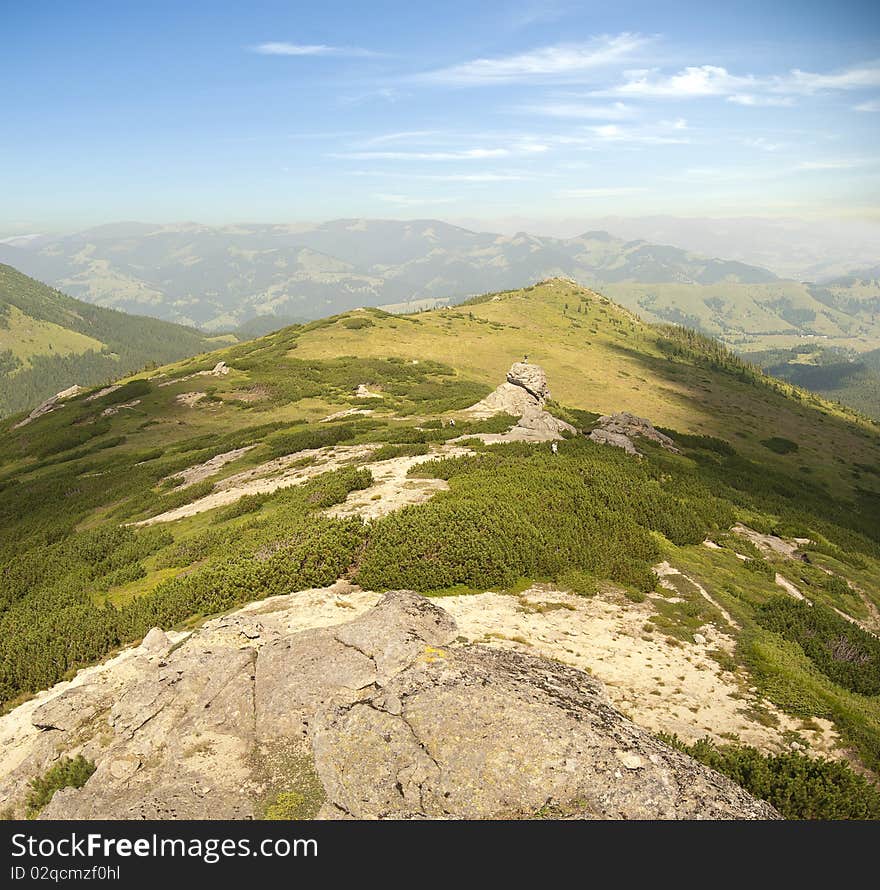 Mountain Range Landscape