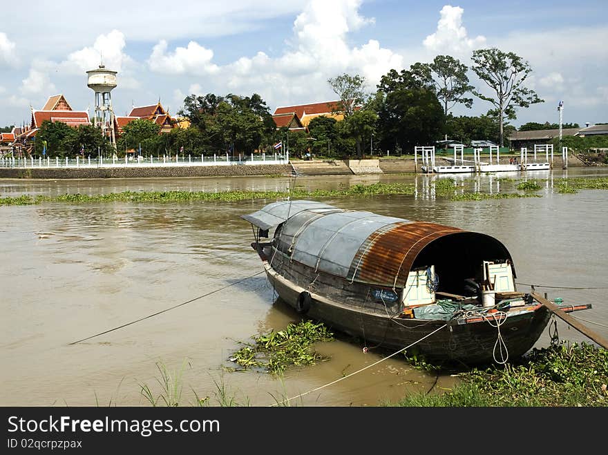 Symbol cargo ship in Thailand