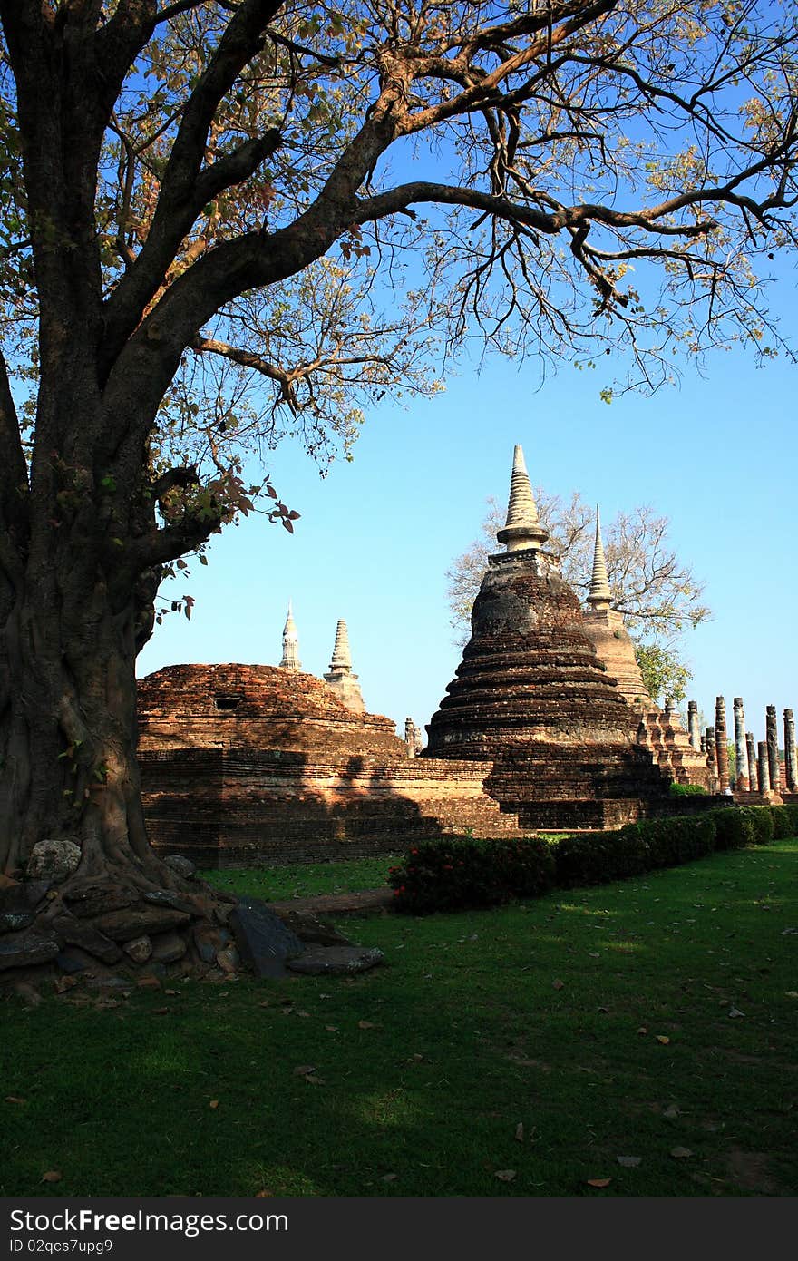 Sukhothai Historical Park in Thailand