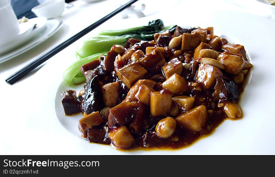 Mapo tofu,the most famous chinese dish. Mapo tofu,the most famous chinese dish