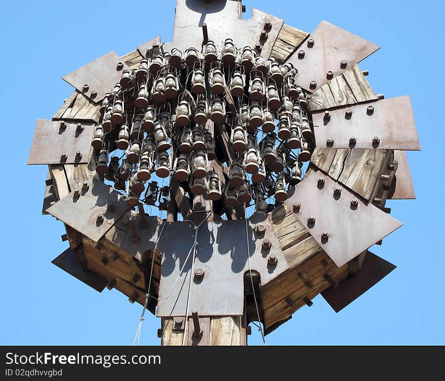 Sculpture in a park, Tehran