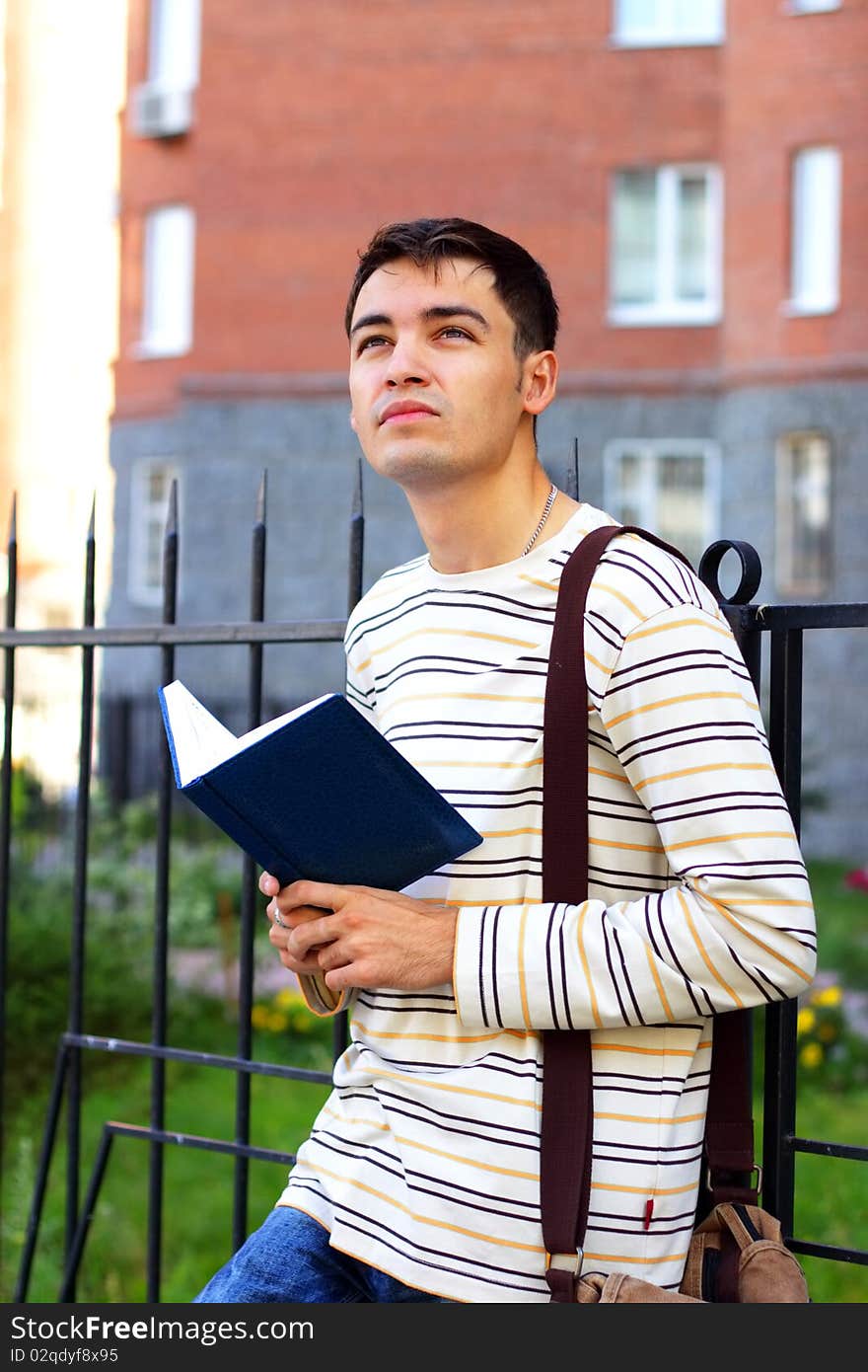 Student outdoors