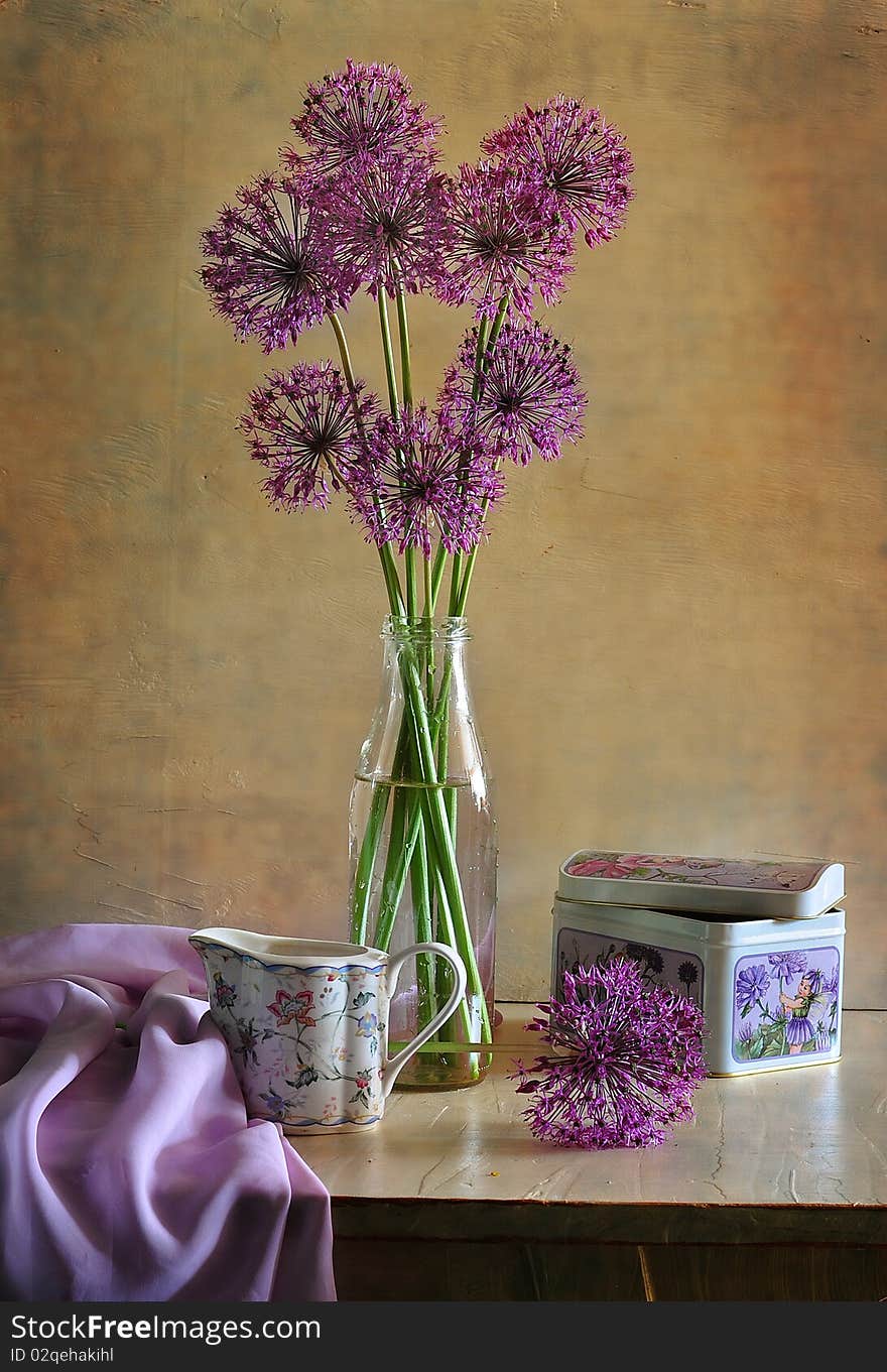 Still life with the flowers of bow