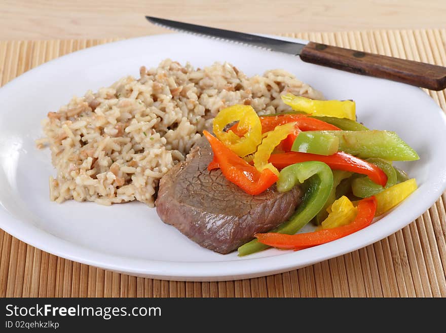 Beef Sirloin Steak Meal