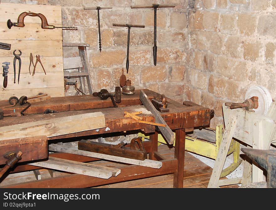 Old metalwork workshop