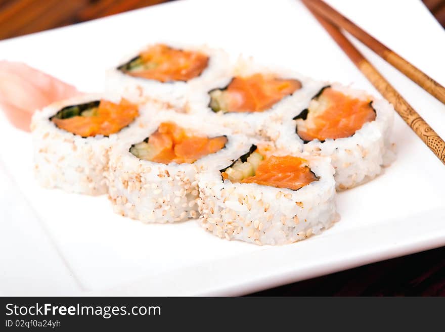 Salmon rolls