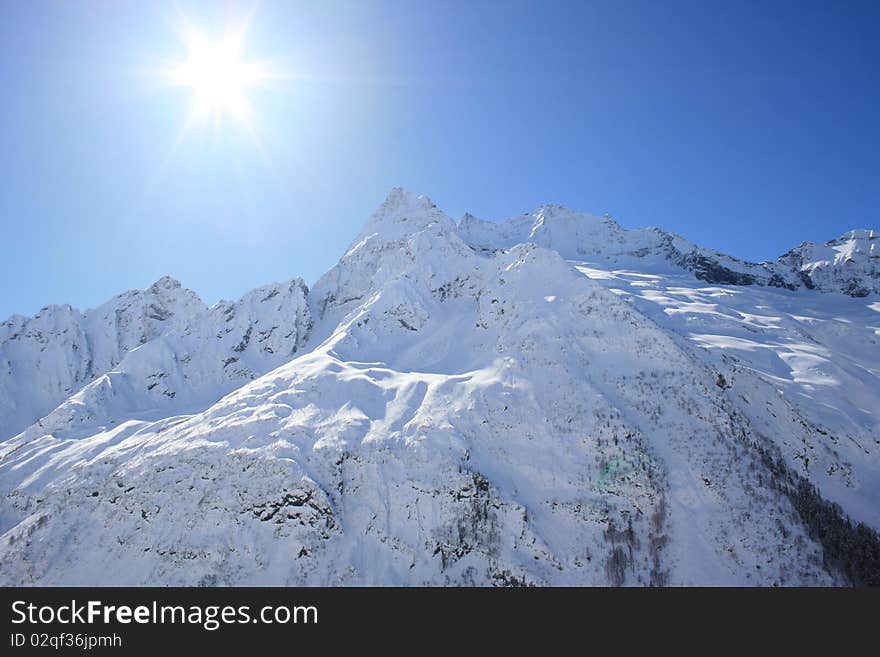 Snowy Rocks