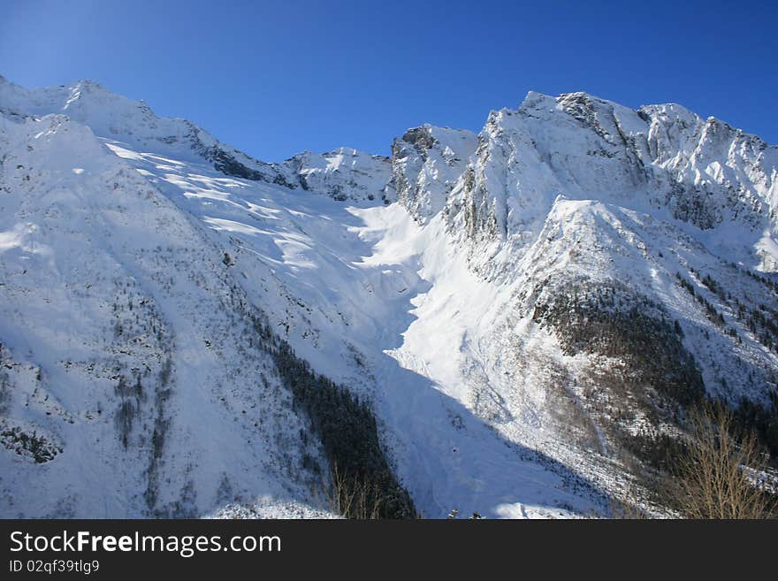 Snowy Rocks