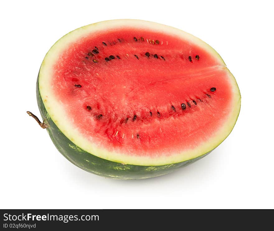 Fresh watermelon isolated on a white background