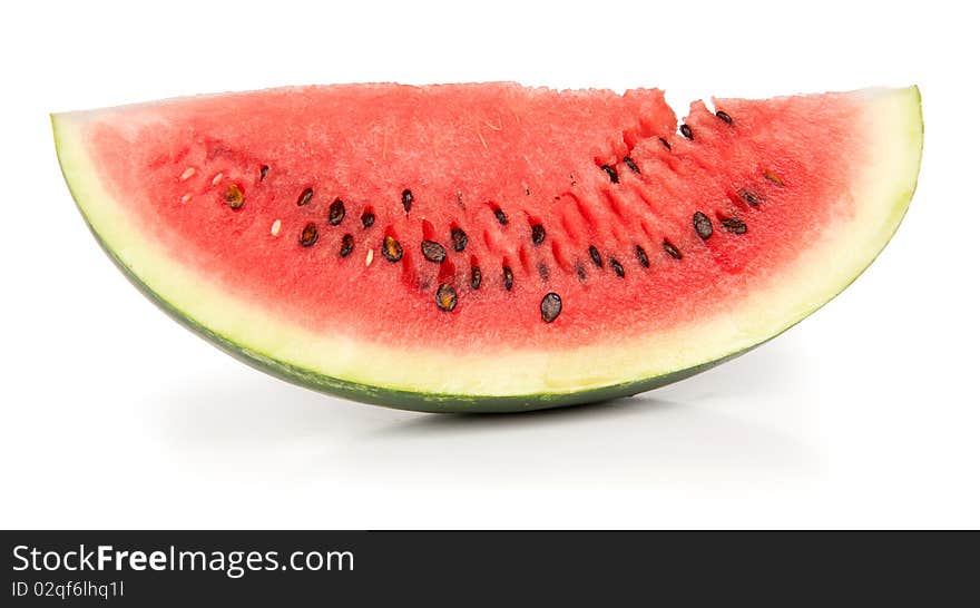 Fresh watermelon isolated on a white background