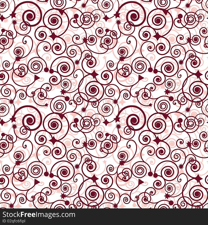 Seamless swirl pattern