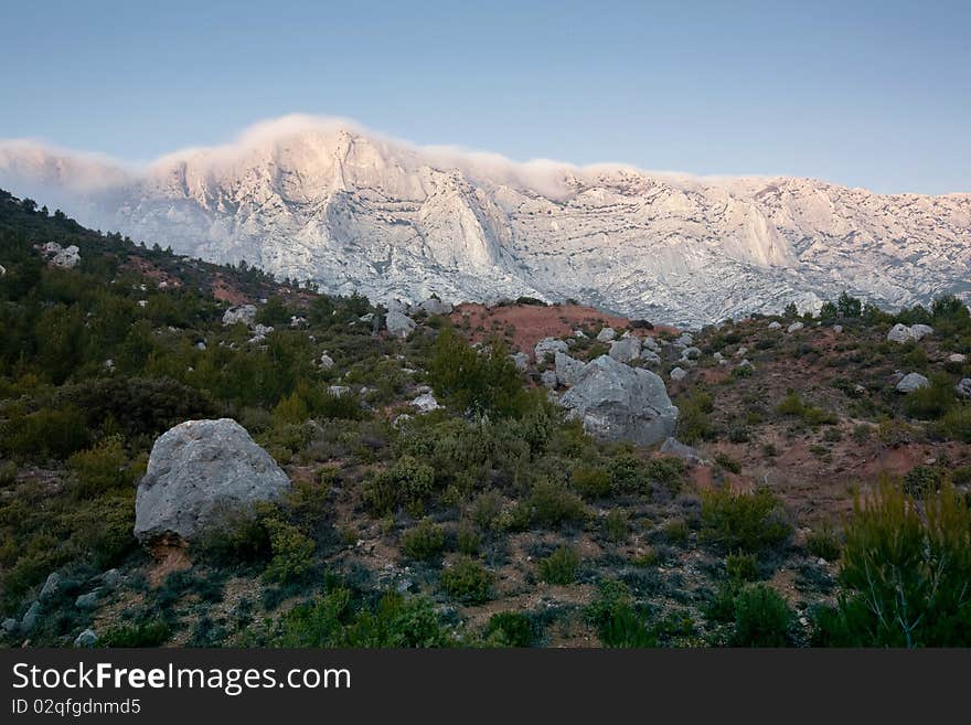 Mont Sainte Victoire In Provence