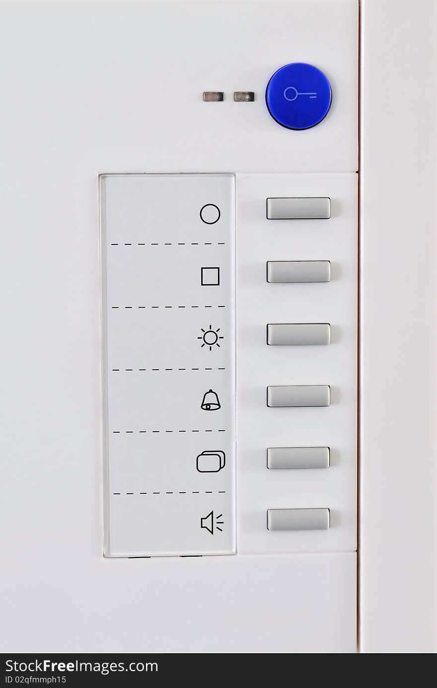 Detail Of Modern Doorbell