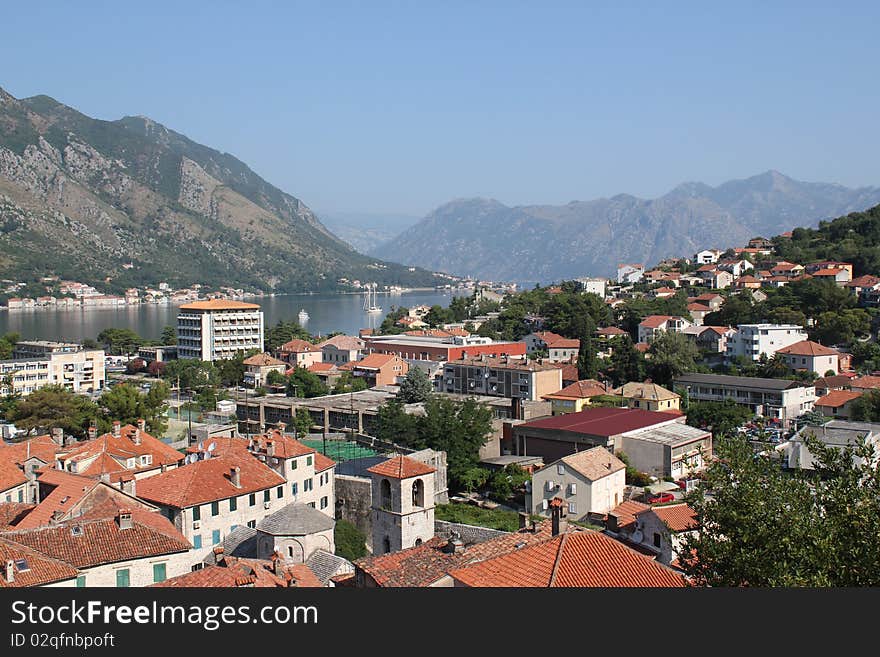 Town in the mountains