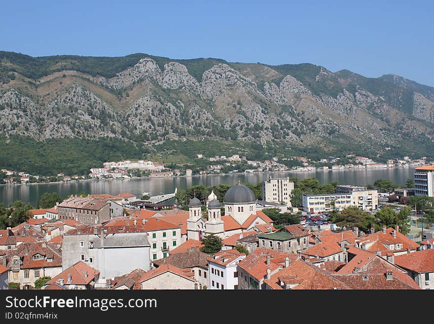 Town in the mountains