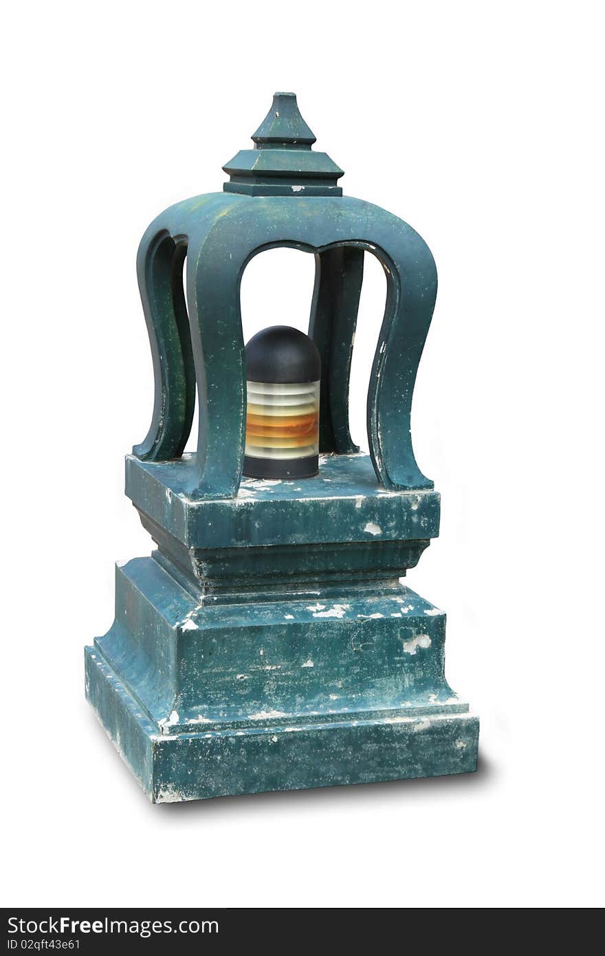 A thailand stone lantern