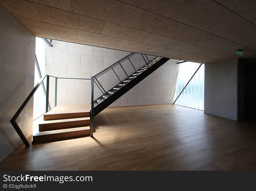 Interior of modern sport arena in riojeka Croatia