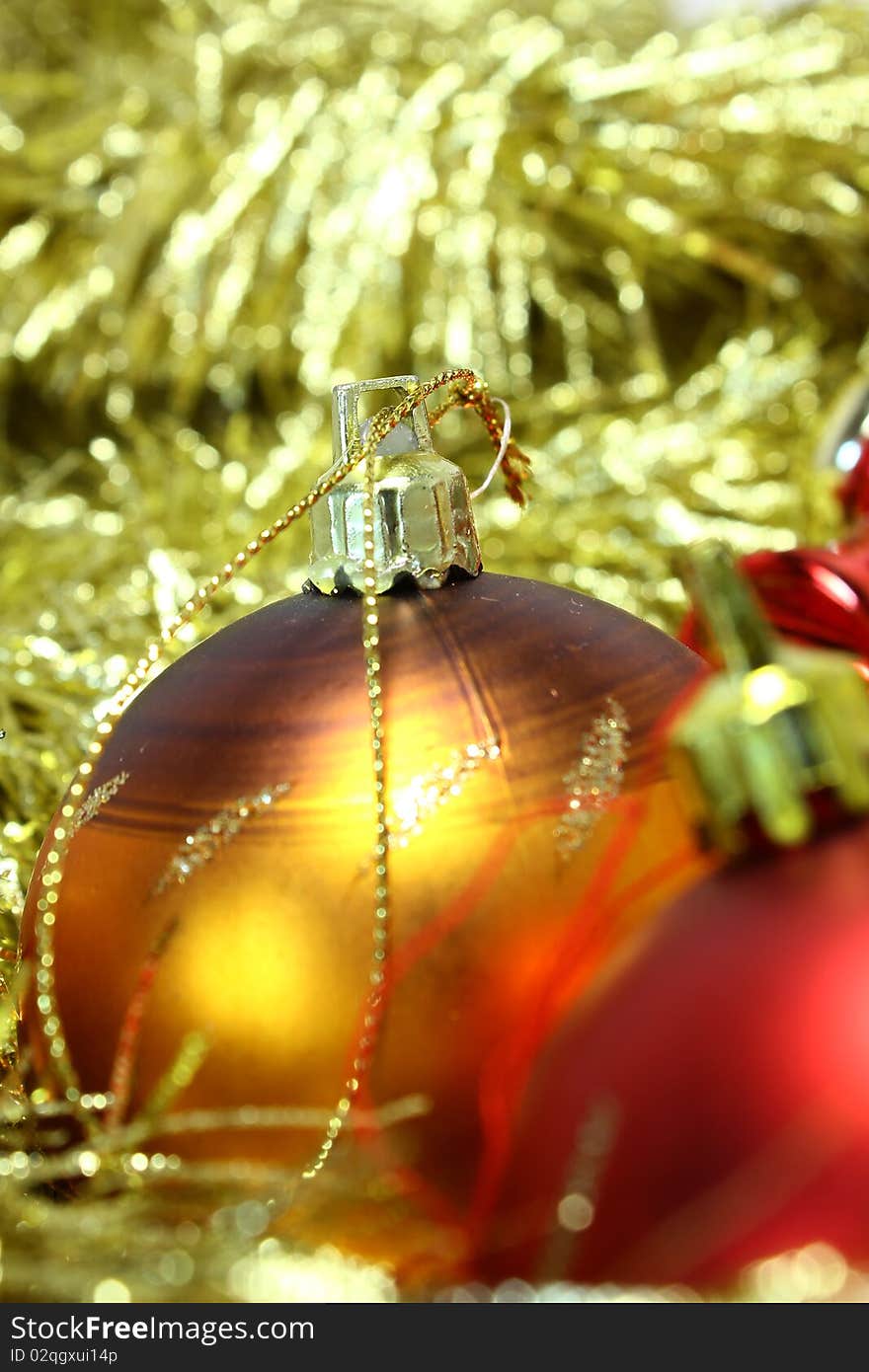 Christmas Decoration on a white background